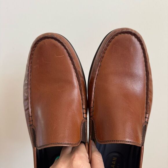 Cole Haan Lovell 2 Brown Leather Slip-On Loafers | Size 10.5 main image 4
